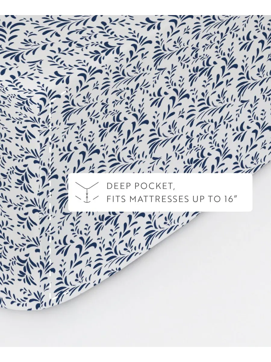 Комплект постельного белья Farmhouse Chic Premium Ultra Soft Pattern, 4 предмета, размер Full — изображение 8 из 10