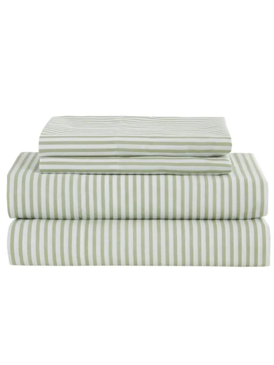 Комплект постельного белья Jaxon Wide Stripe из 7 предметов, размер California King Madison Park — изображение 5 из 9