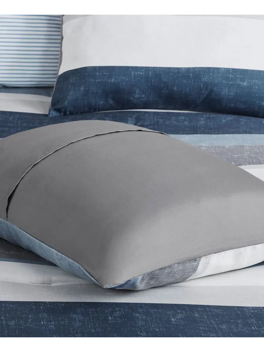 Комплект постельного белья Jaxon Wide Stripe из 7 предметов, размер California King Madison Park — изображение 7 из 10