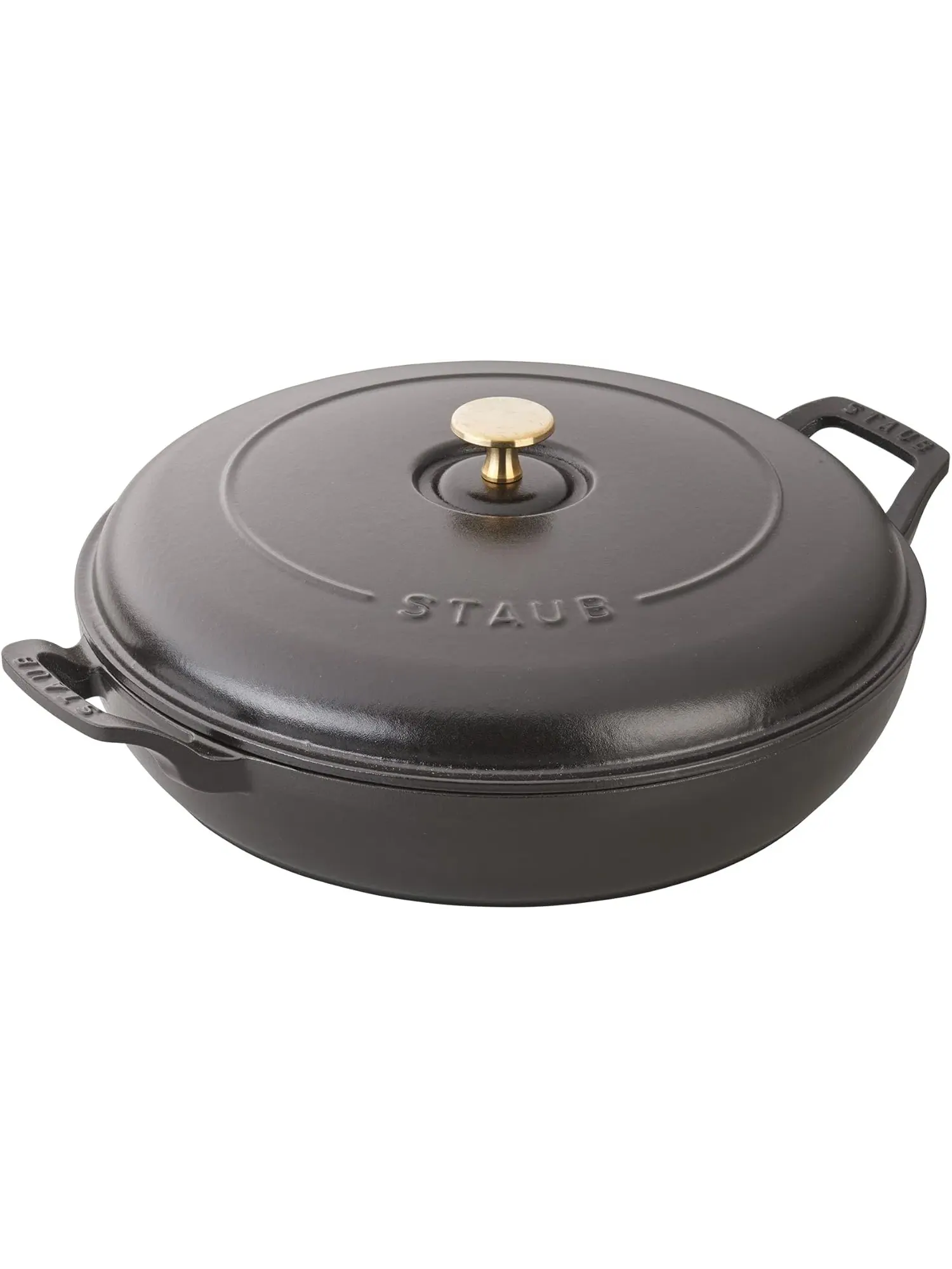 Жаровня Staub Braiser с чугунной крышкой, 30 см, 3.3 л