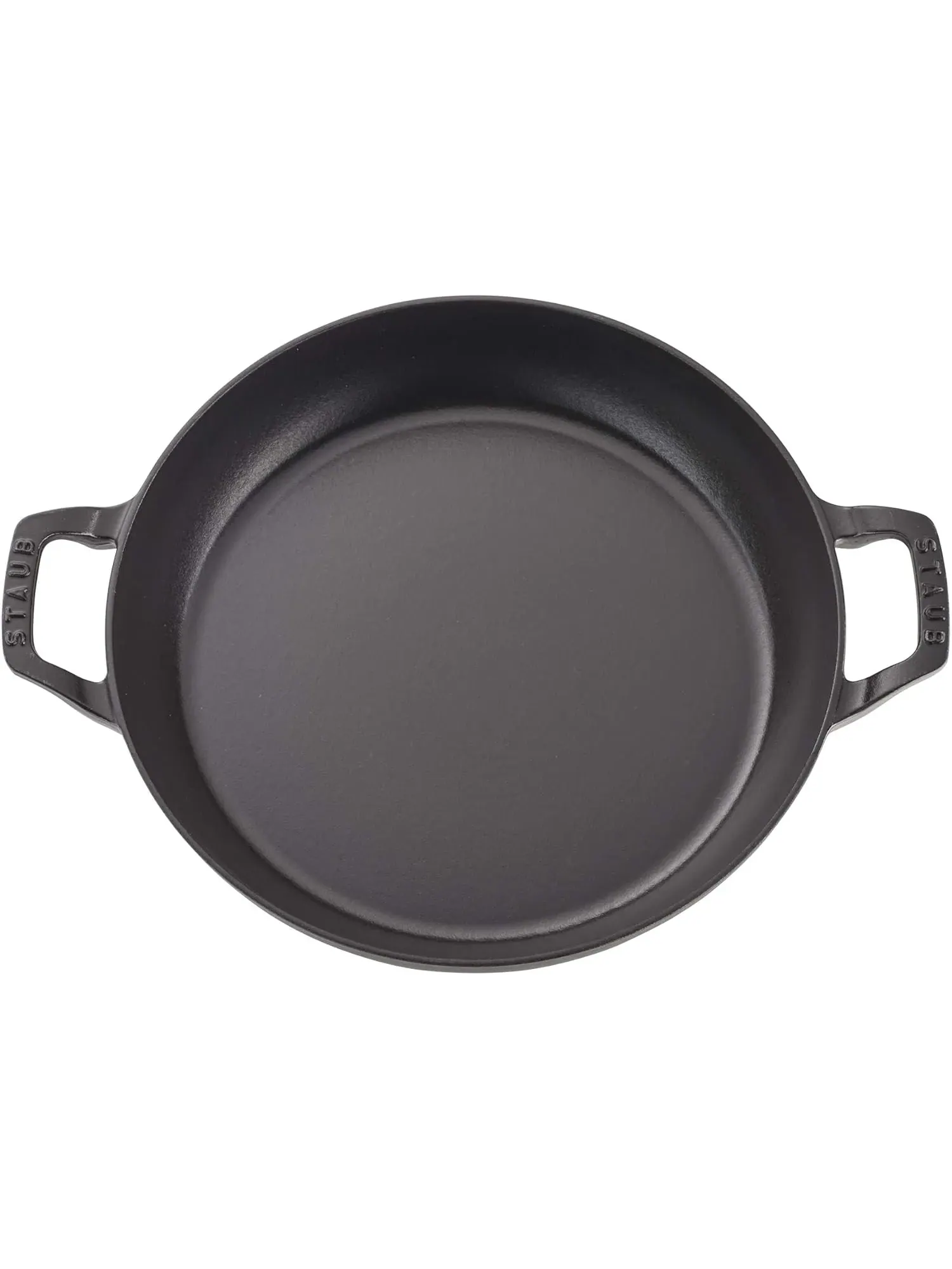 Жаровня Staub Braiser с чугунной крышкой, 30 см, 3.3 л — изображение 3 из 5, черный