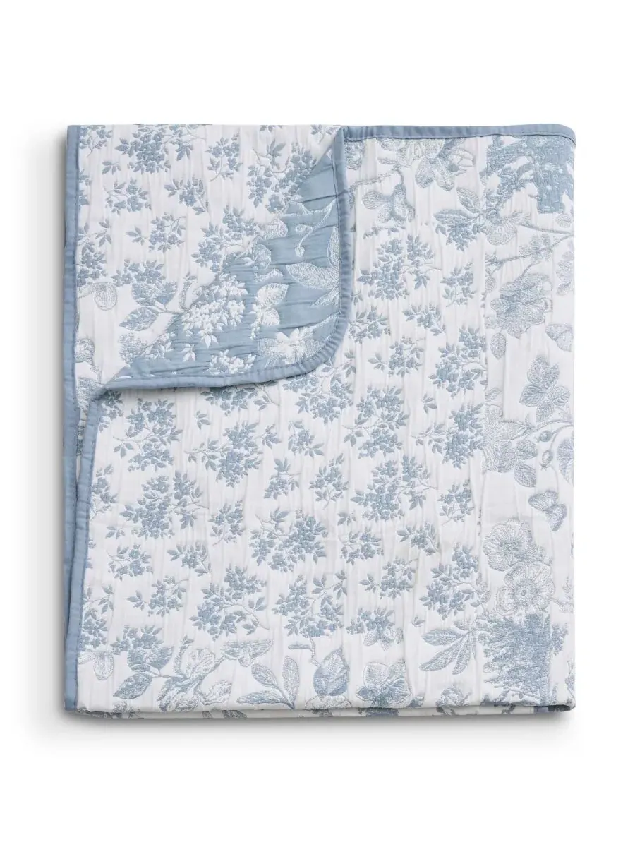 Двусторонний плед из матлассе в стиле пэчворк, 127 x 152 см Greenland Home Fashions