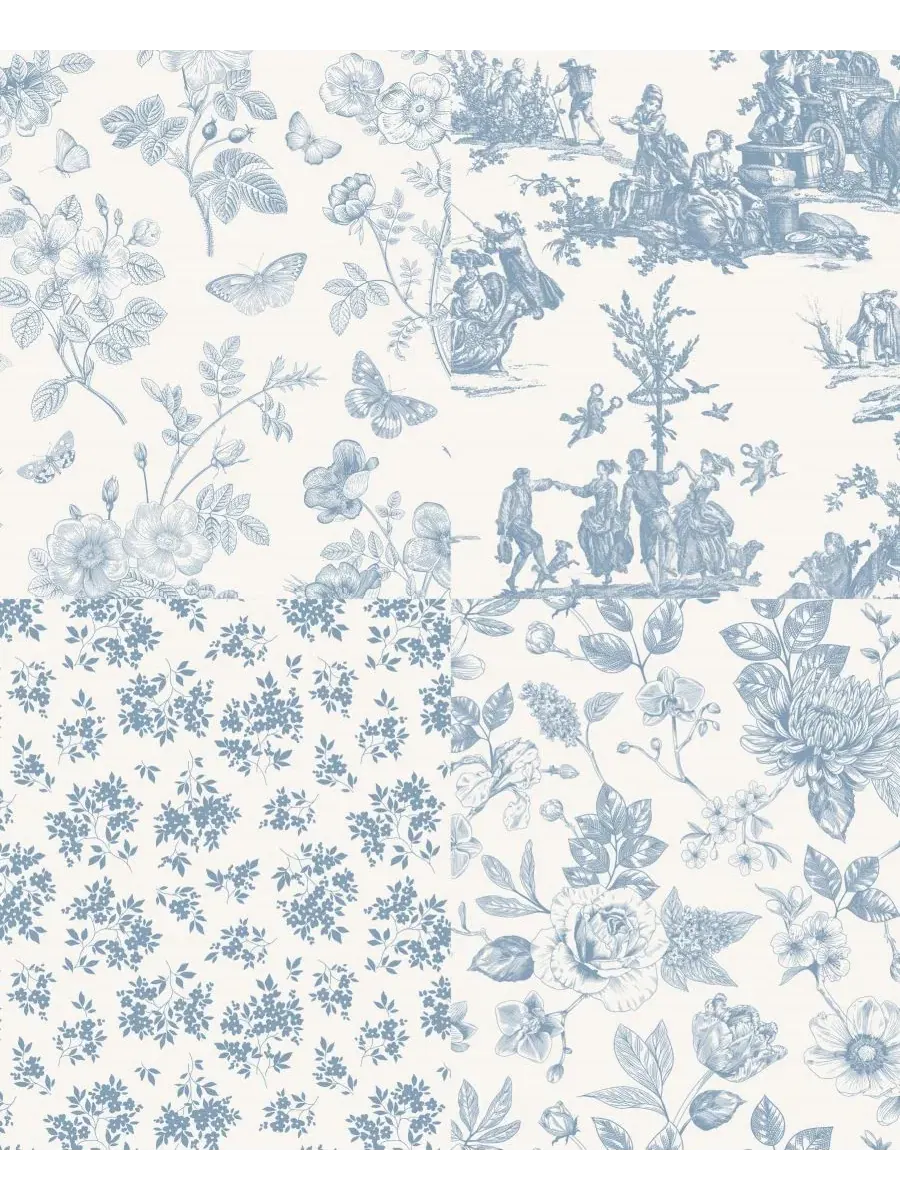 Двусторонний плед из матлассе в стиле пэчворк, 127 x 152 см Greenland Home Fashions — изображение 4 из 8, синий