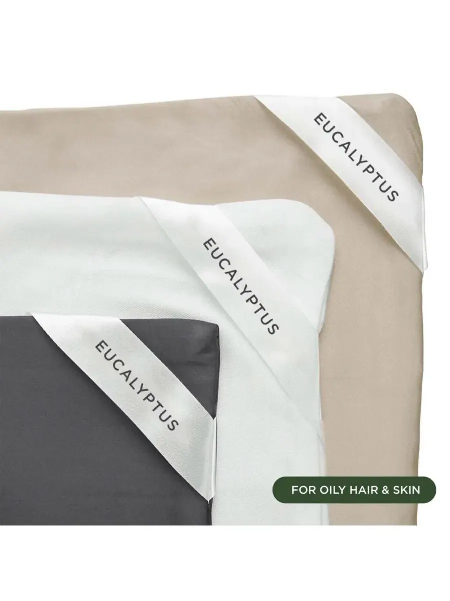 Наволочка DualSilk, 22 момме, смесь 100% тутового шелка и эвкалипта, мягкая, дышащая и роскошная — изображение 8 из 11, белый