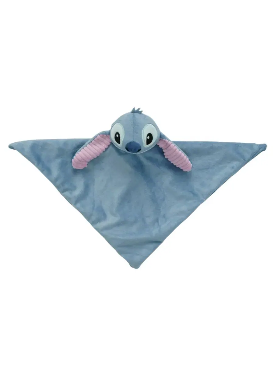Мягкая плюшевая игрушка-пледчик Disney Baby/Toddler Stitch с ягнятами и плющом - синяя Lambs & Ivy — изображение 2 из 4