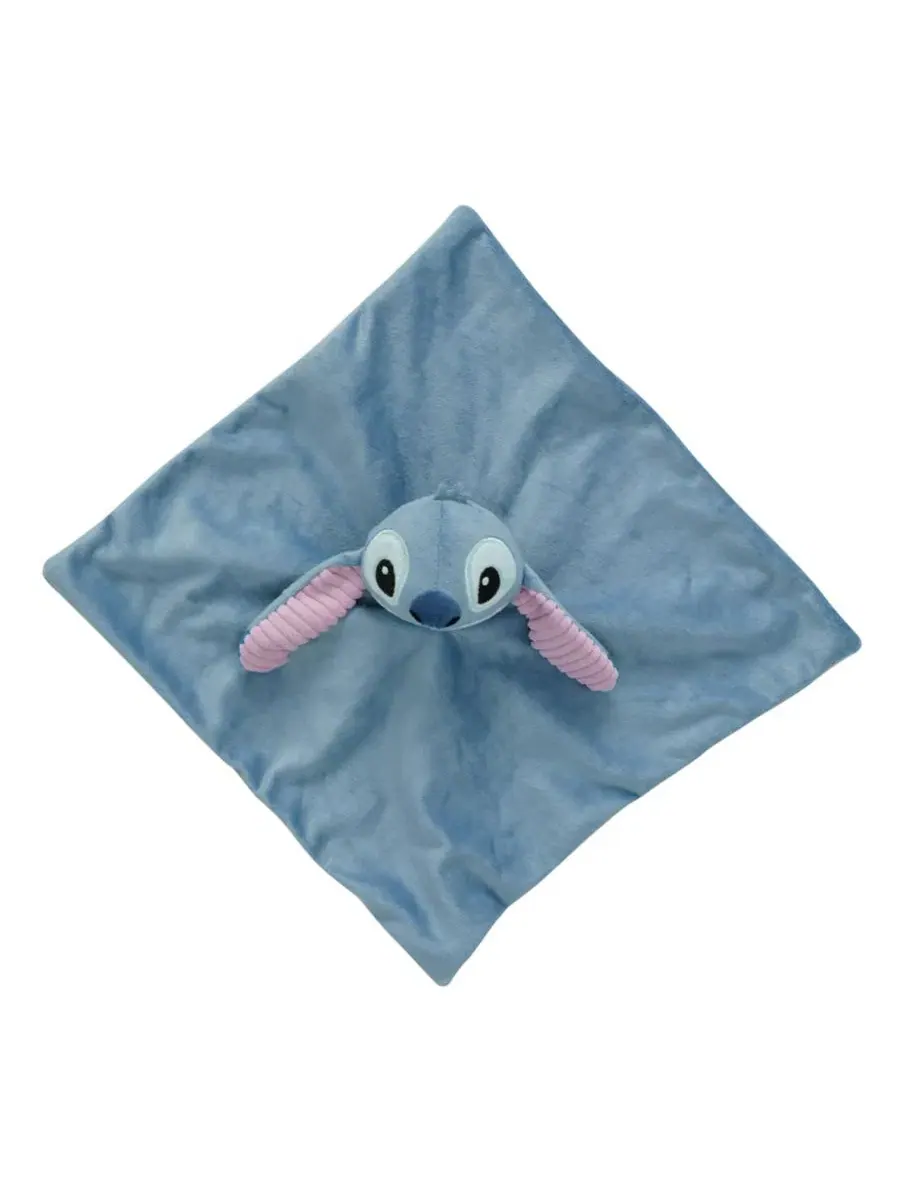 Мягкая плюшевая игрушка-пледчик Disney Baby/Toddler Stitch с ягнятами и плющом - синяя Lambs & Ivy — изображение 4 из 4