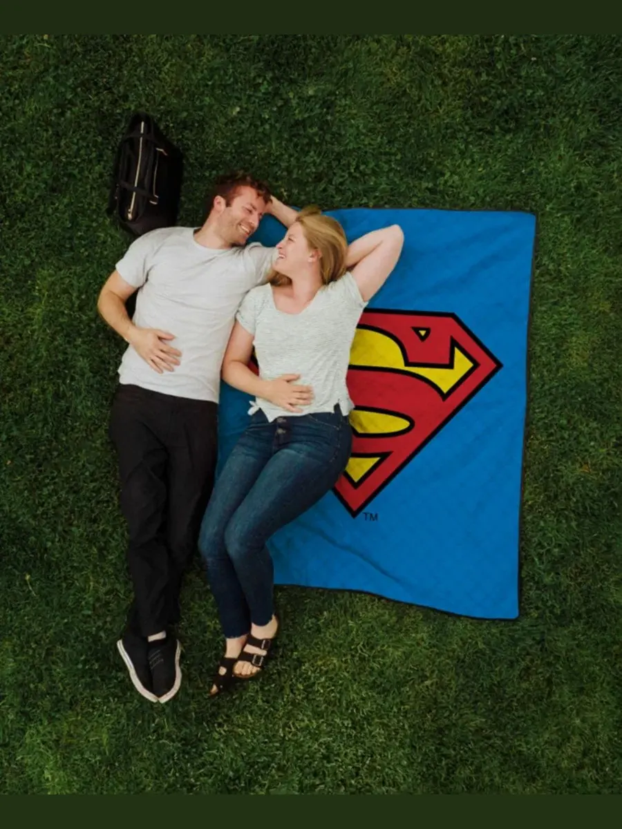 Плед для пикника DC Comics Superman Impresa, 152 x 127 см Oniva — изображение 2 из 4, синий