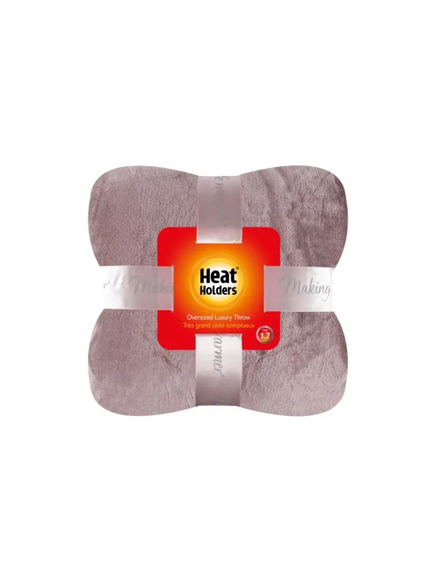 Теплый плед-одеяло Heat Holders, 180×200 см