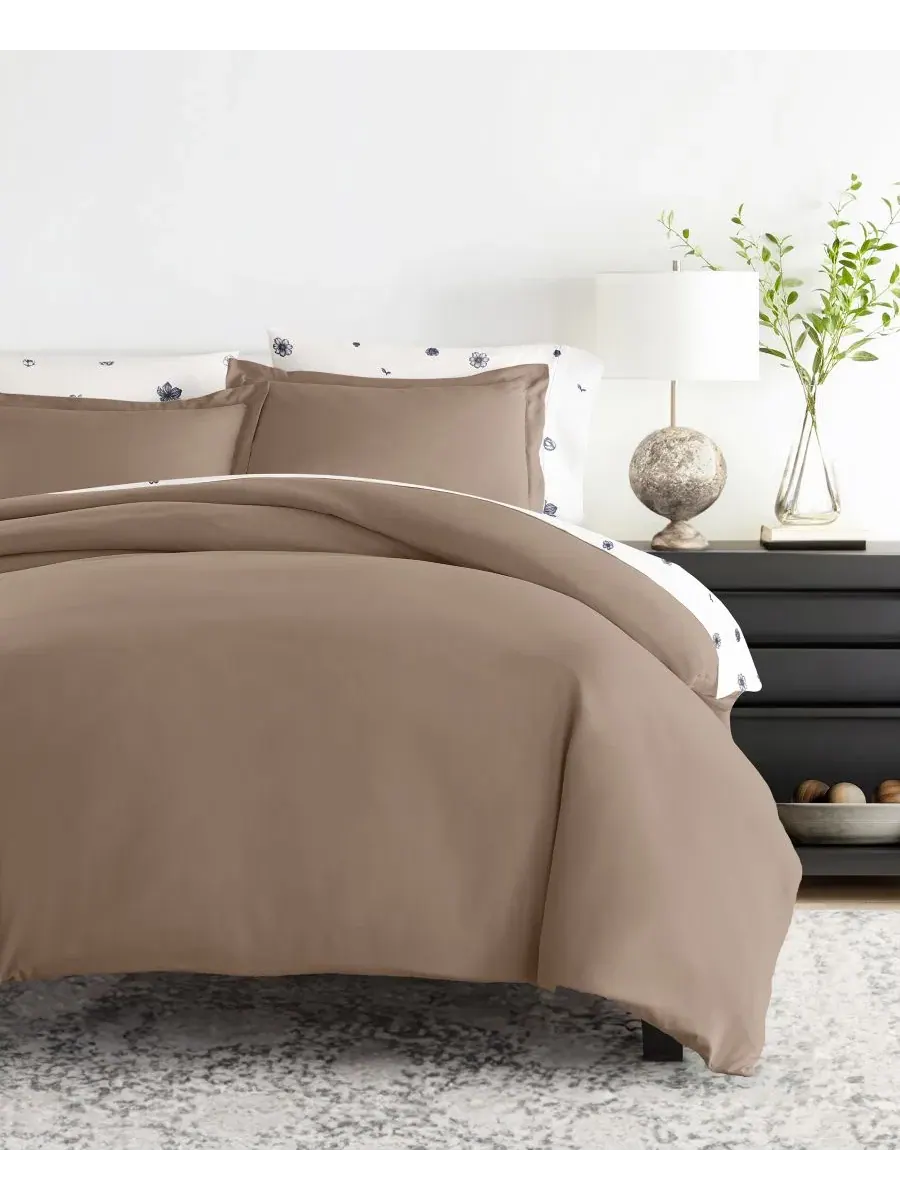 Комплект постельного белья 8 предметов с пододеяльником и одеялом, King ienjoy Home — изображение 2 из 8, индиго