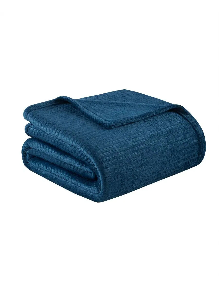 Плед махровый вафельный Cozy Waffle Plush Blanket Premier Comfort