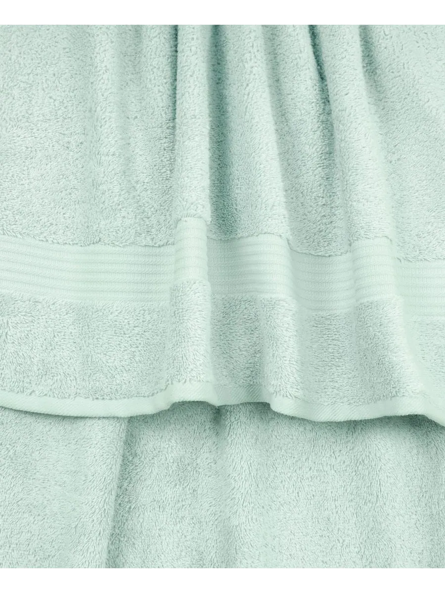 Набор банных полотенец Bekos Premium из 6 предметов, 100% турецкий хлопок American Soft Linen — изображение 3 из 4, мята