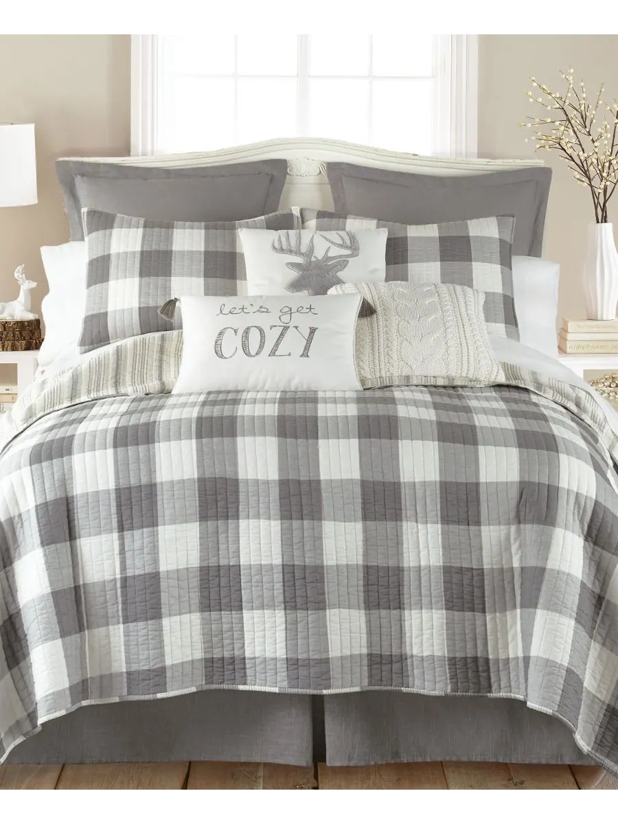 Двусторонний комплект постельного белья Camden Buffalo Check, 2 предмета, размер Twin/Twin XL Levtex — изображение 1 из 3
