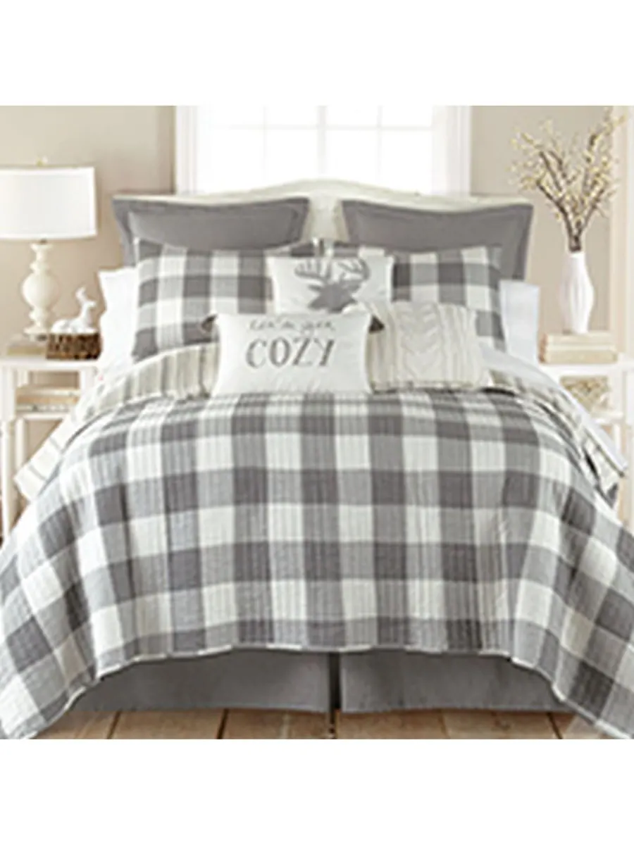 Двусторонний комплект постельного белья Camden Buffalo Check, 2 предмета, размер Twin/Twin XL Levtex — изображение 2 из 3