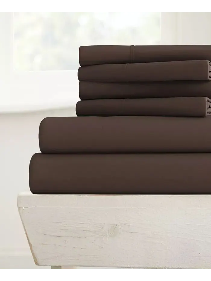 Комплект постельного белья Solids in Style от The Home Collection ienjoy Home — изображение 1 из 6, шоколад