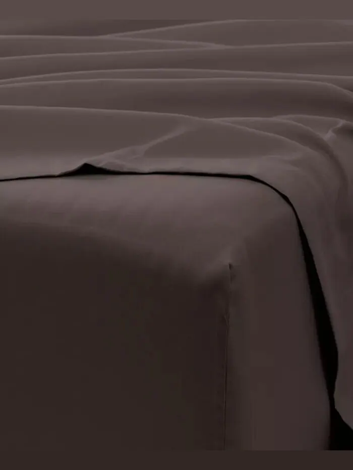 Комплект постельного белья Solids in Style от The Home Collection ienjoy Home — изображение 5 из 6, шоколад