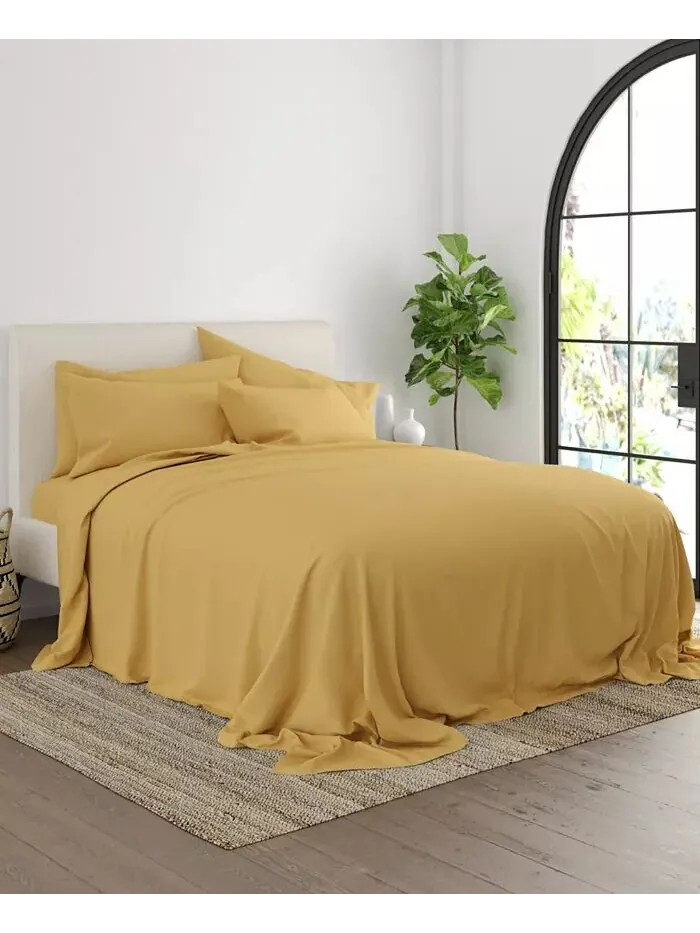 Комплект постельного белья Solids in Style от The Home Collection ienjoy Home — изображение 3 из 6, золото