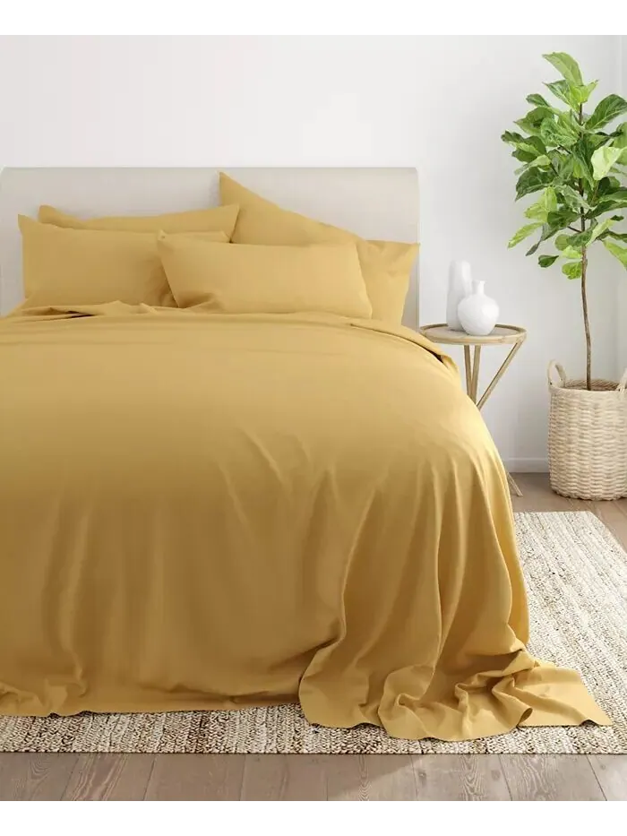 Комплект постельного белья Solids in Style от The Home Collection ienjoy Home — изображение 4 из 6, золото