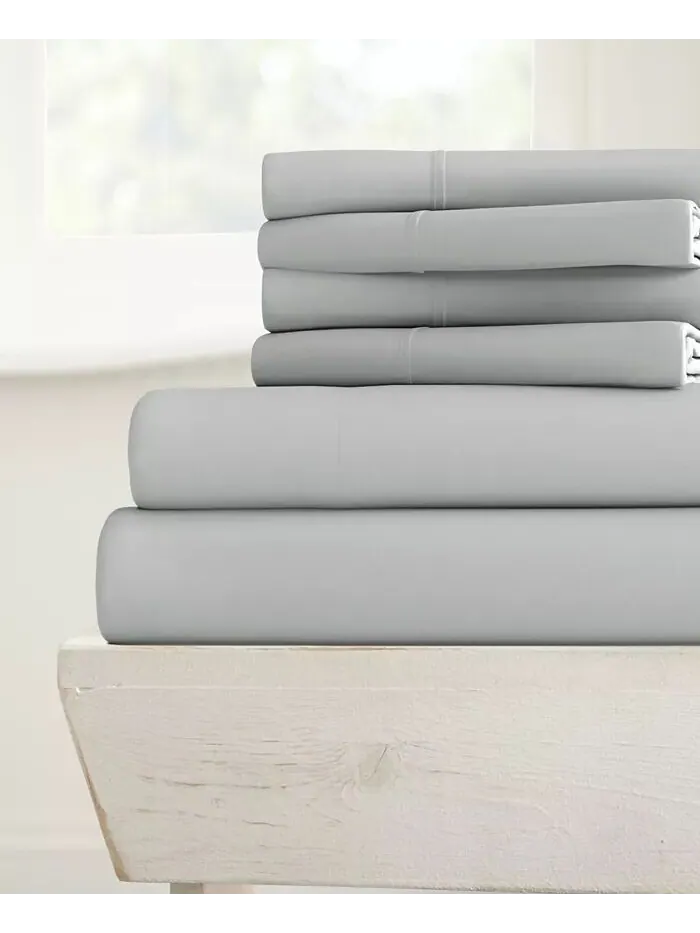 Комплект постельного белья Solids in Style от The Home Collection ienjoy Home — изображение 1 из 1, светлый серый