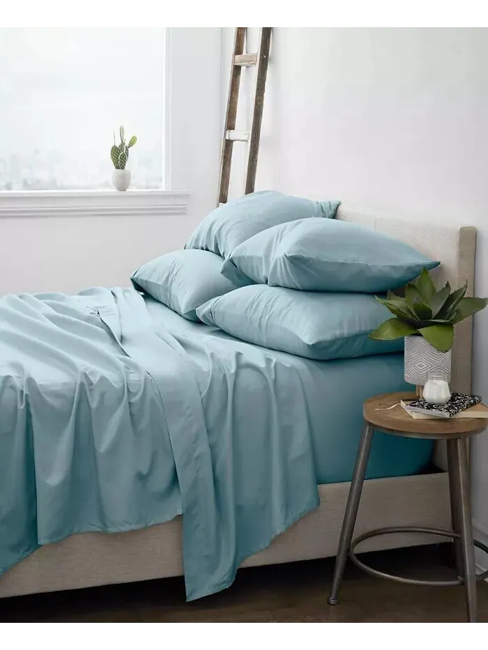 Комплект постельного белья Solids in Style от The Home Collection ienjoy Home — изображение 2 из 3, океанский