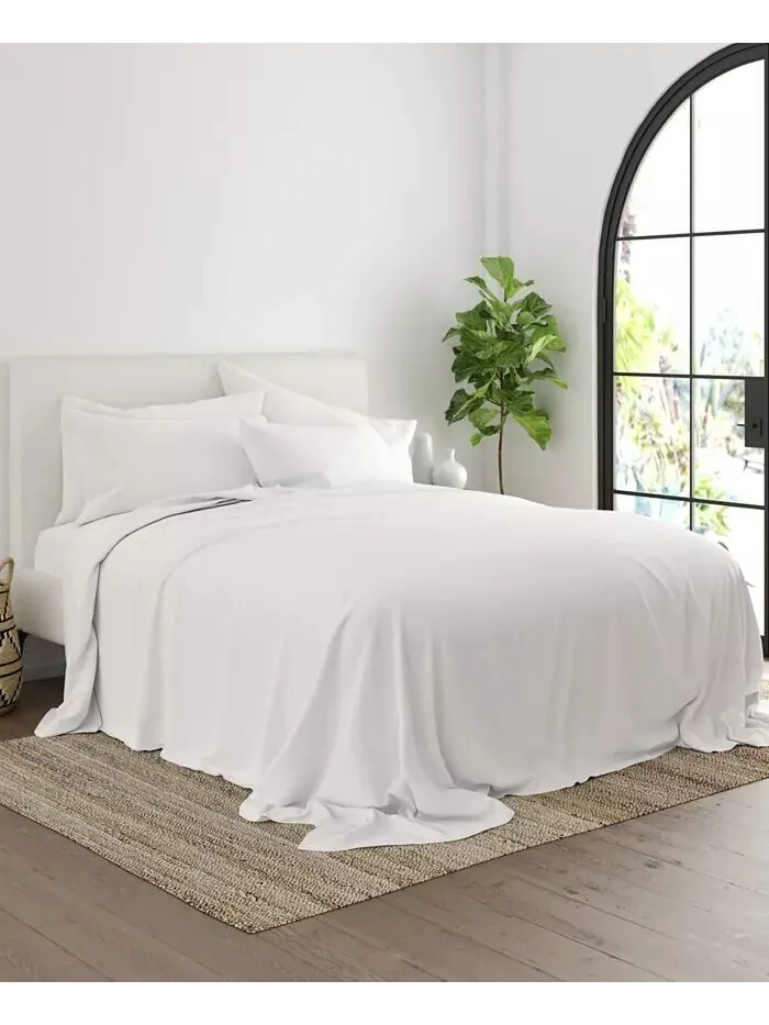 Комплект постельного белья Solids in Style от The Home Collection ienjoy Home — изображение 3 из 6, белый