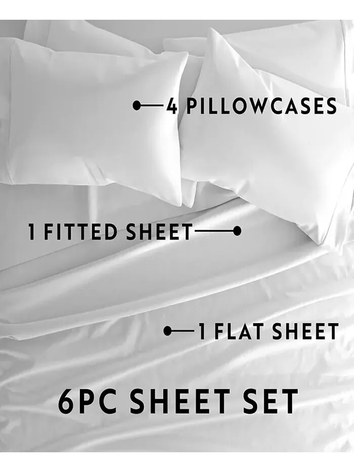 Комплект постельного белья Solids in Style от The Home Collection ienjoy Home — изображение 6 из 6, белый