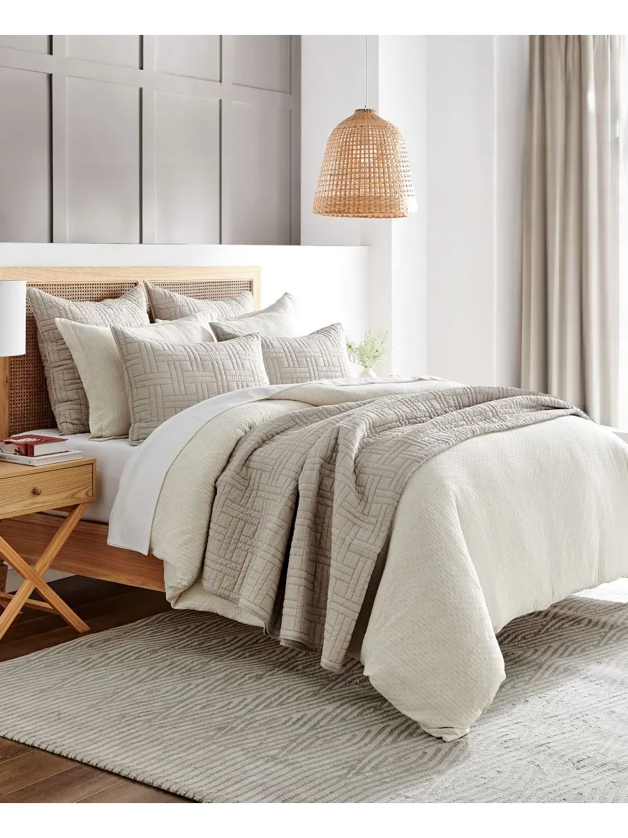 Комплект постельного белья Reede Textured, 2 предмета, размер Twin/Twin XL Levtex — изображение 6 из 8, бежевый