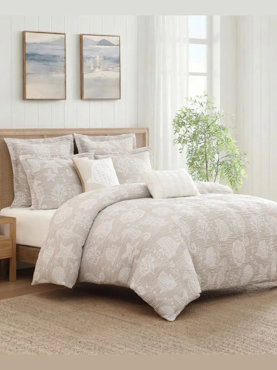 Комплект постельного белья Seaside Charm из 3 предметов, размер Queen Levtex