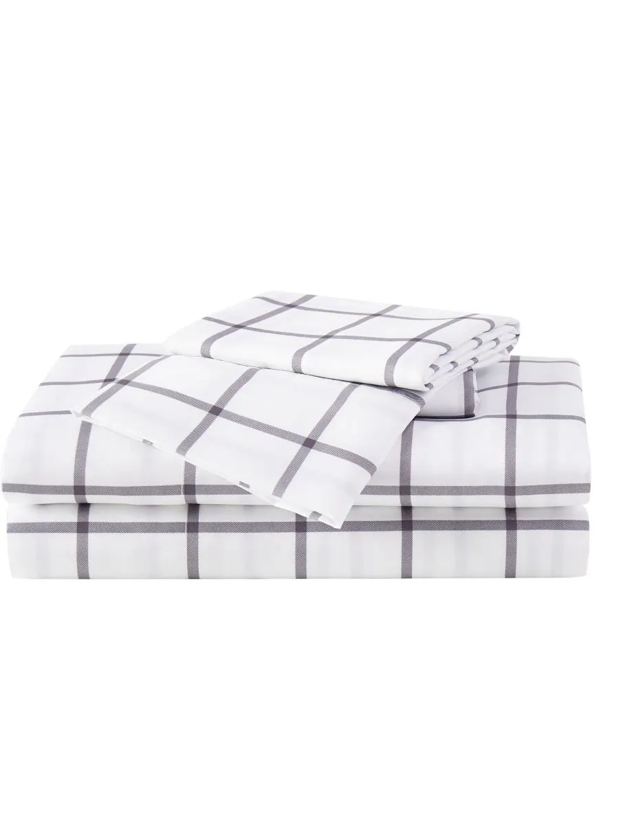 Комплект постельного белья из микрофибры с принтом, 4 предмета, размер King Truly Soft