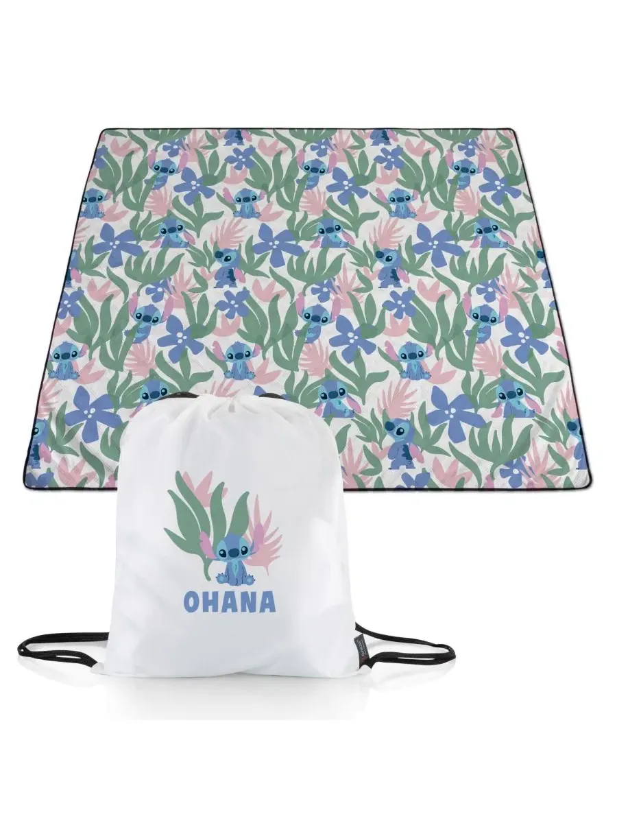 Плед для пикника Disney Lilo Stitch Impresa, 152 x 127 см Oniva — зеленый