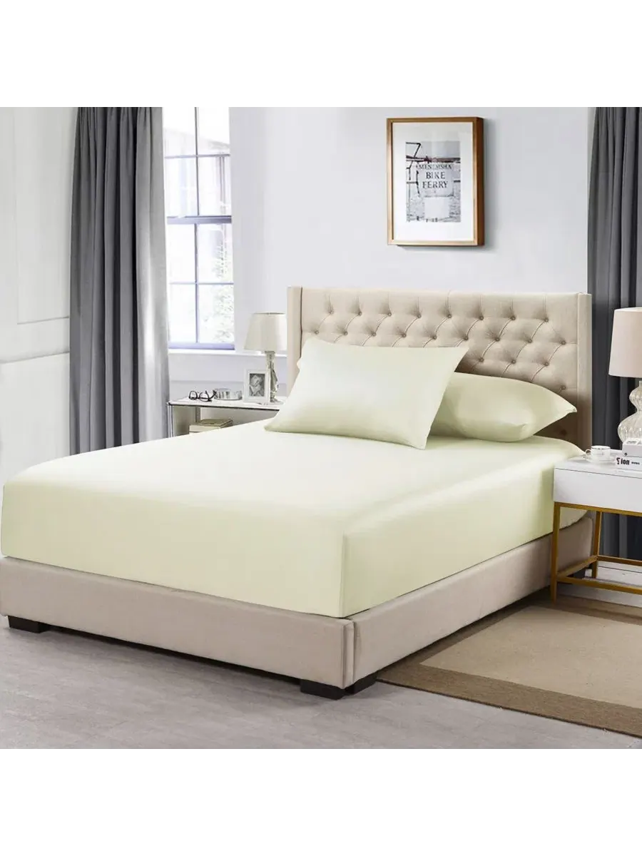 Простыня на резинке Bamboo Cotton Hybrid, Full Egyptian Linens