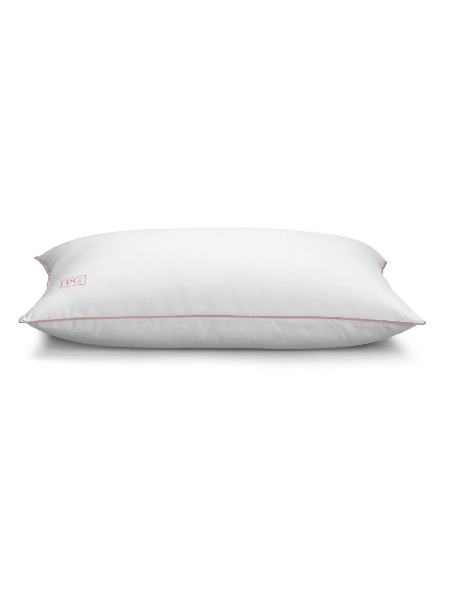 Pillow Gal Подушка с наполнителем из белого гусиного пуха и пера, стандартный/королевский размер — белый