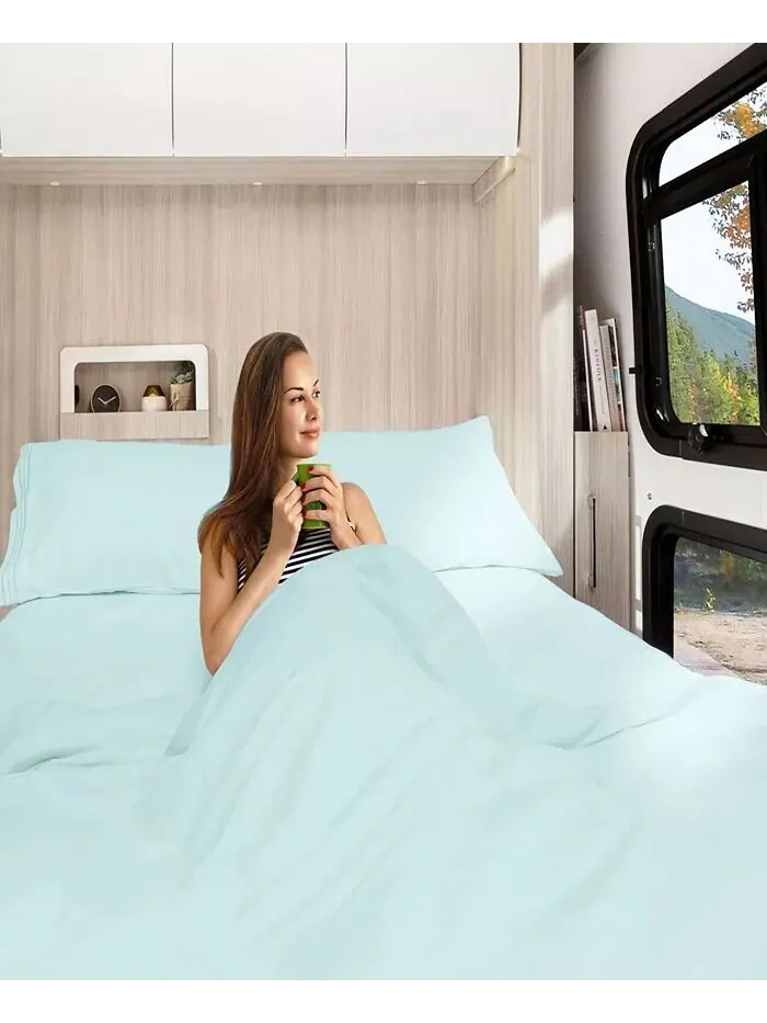 Кровать Premier 1800 Series с глубокими карманами, комплект постельного белья из 4 предметов, RV — изображение 7 из 8