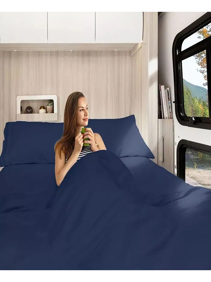 Кровать Premier 1800 Series с глубокими карманами, комплект постельного белья из 4 предметов, RV — изображение 7 из 8