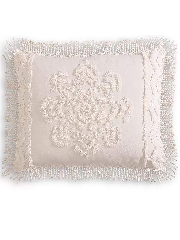Легкое покрывало Lotus шенилл, двуспальное Beatrice Home Fashions — розовый