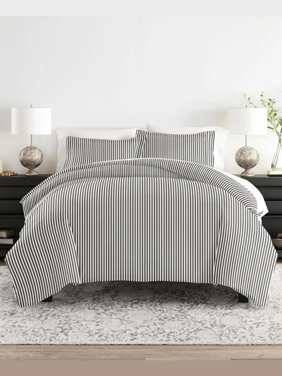 Комплект постельного белья Elegant Designs с узором, размер Full/Queen ienjoy Home — изображение 1 из 10, серый