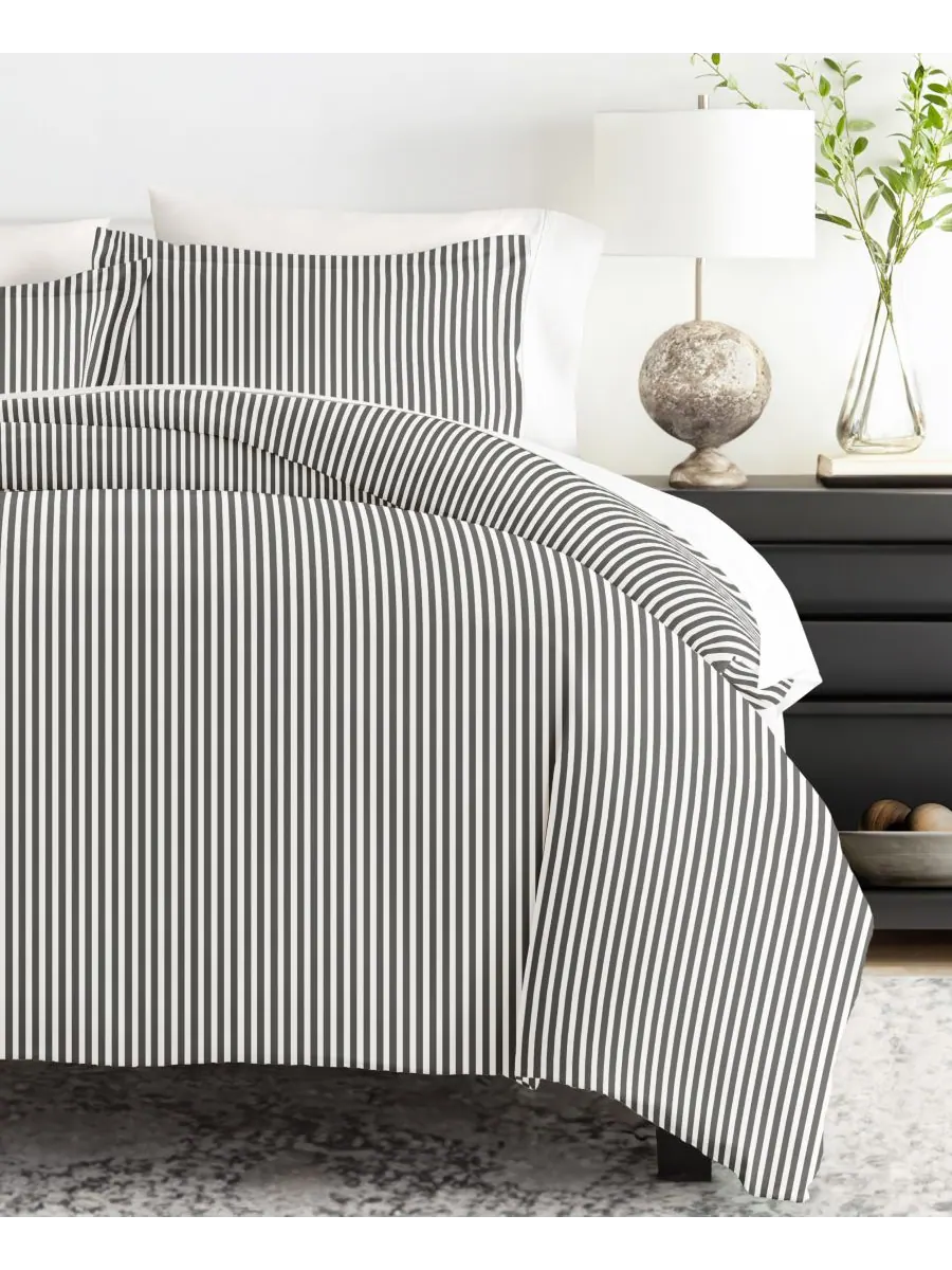 Комплект постельного белья Elegant Designs с узором, размер Full/Queen ienjoy Home — изображение 8 из 10, серый