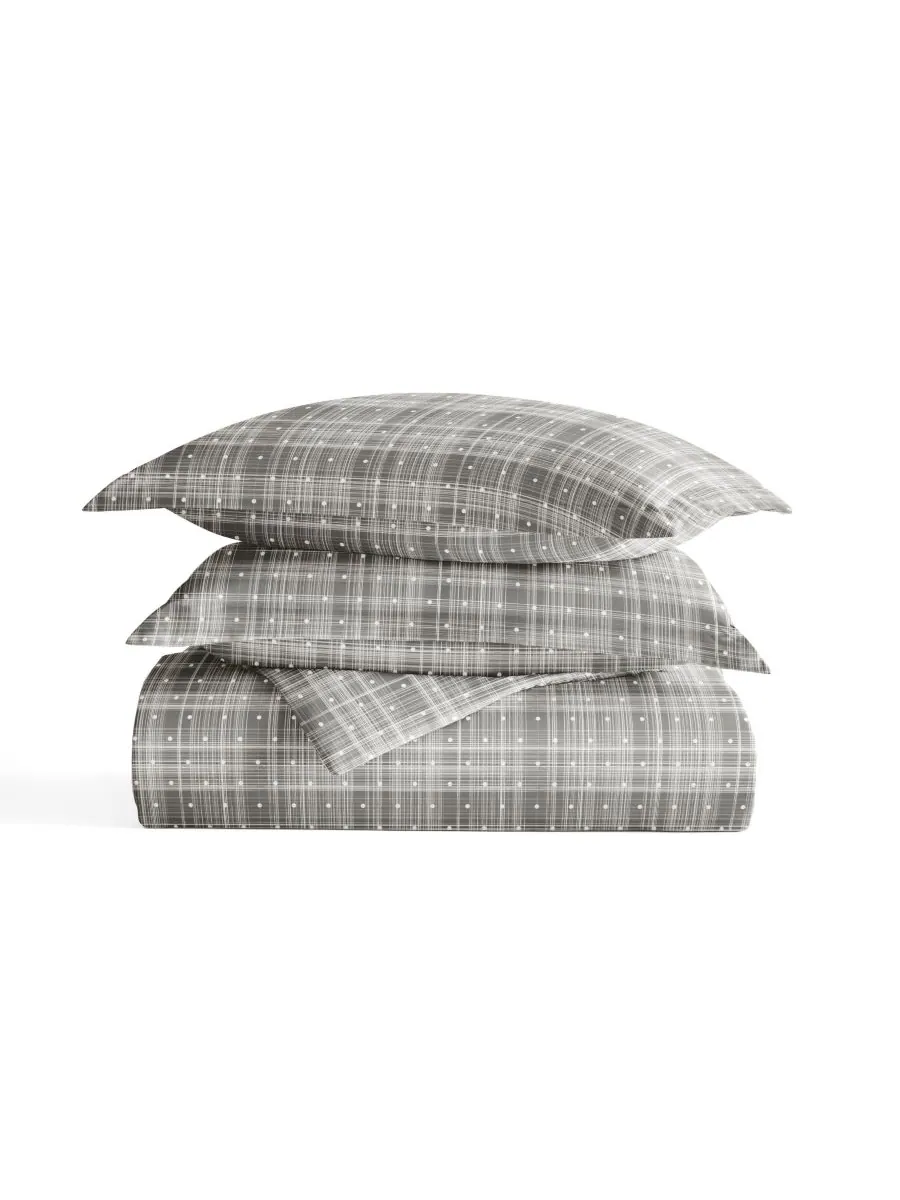 Комплект постельного белья Elegant Designs с узором, размер Full/Queen Ienjoy Home — изображение 9 из 10, серый