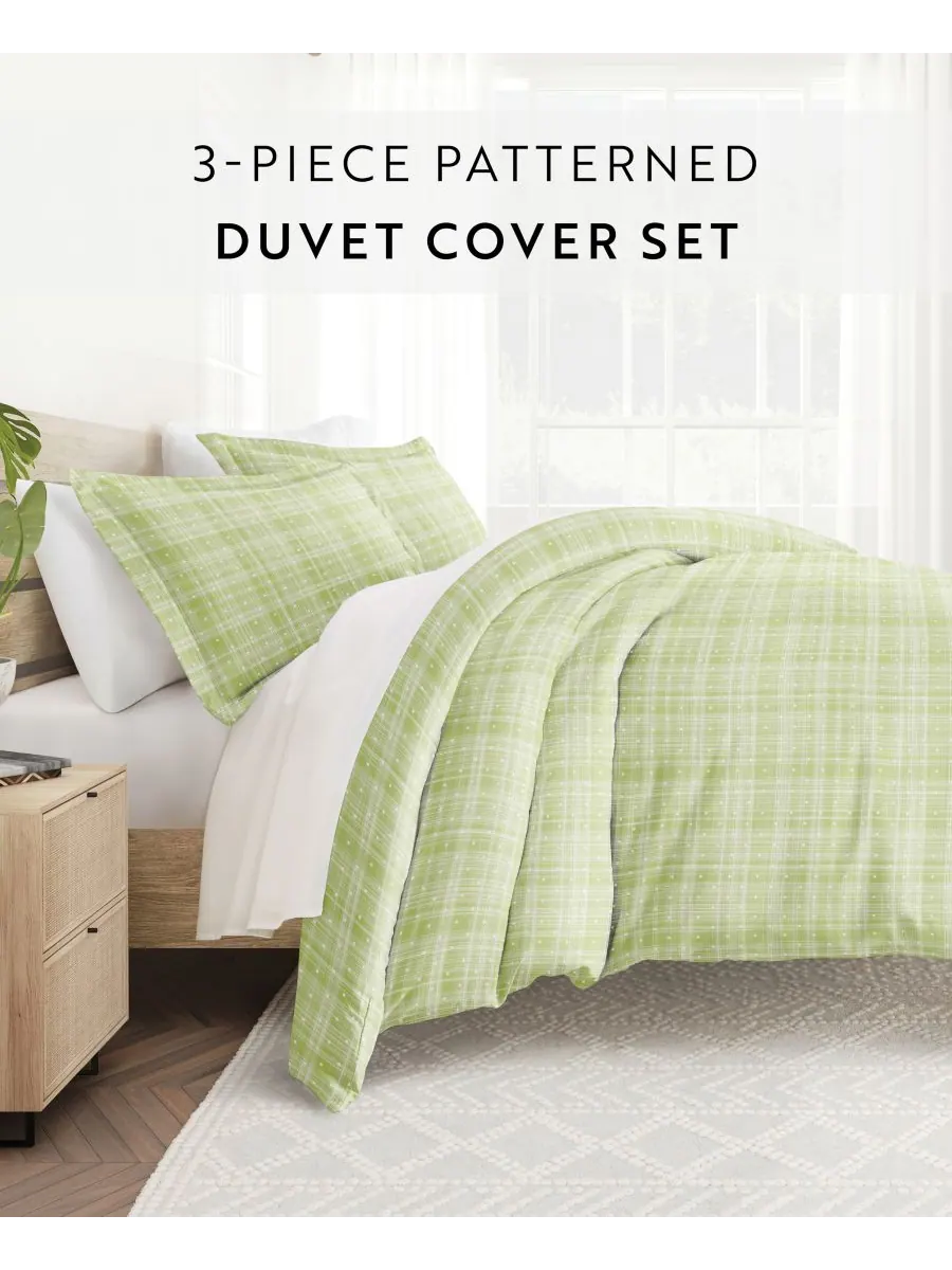 Комплект постельного белья Elegant Designs с узором, размер Full/Queen ienjoy Home, Moss Polka Dot — изображение 2 из 9