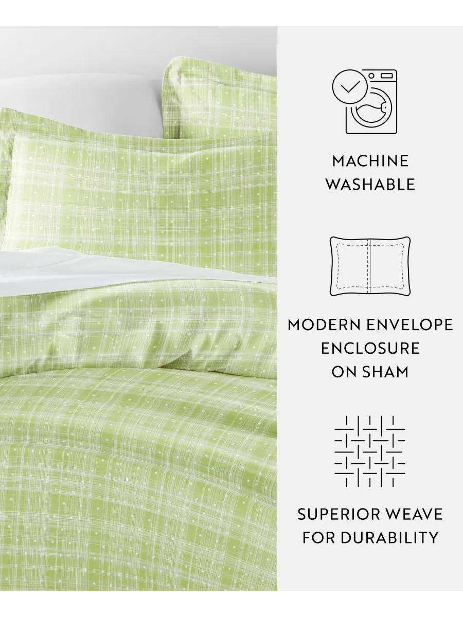 Комплект постельного белья Elegant Designs с узором, размер Full/Queen ienjoy Home, Moss Polka Dot — изображение 5 из 9