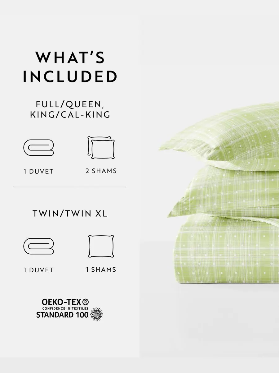 Комплект постельного белья Elegant Designs с узором, размер Full/Queen ienjoy Home, Moss Polka Dot — изображение 6 из 9