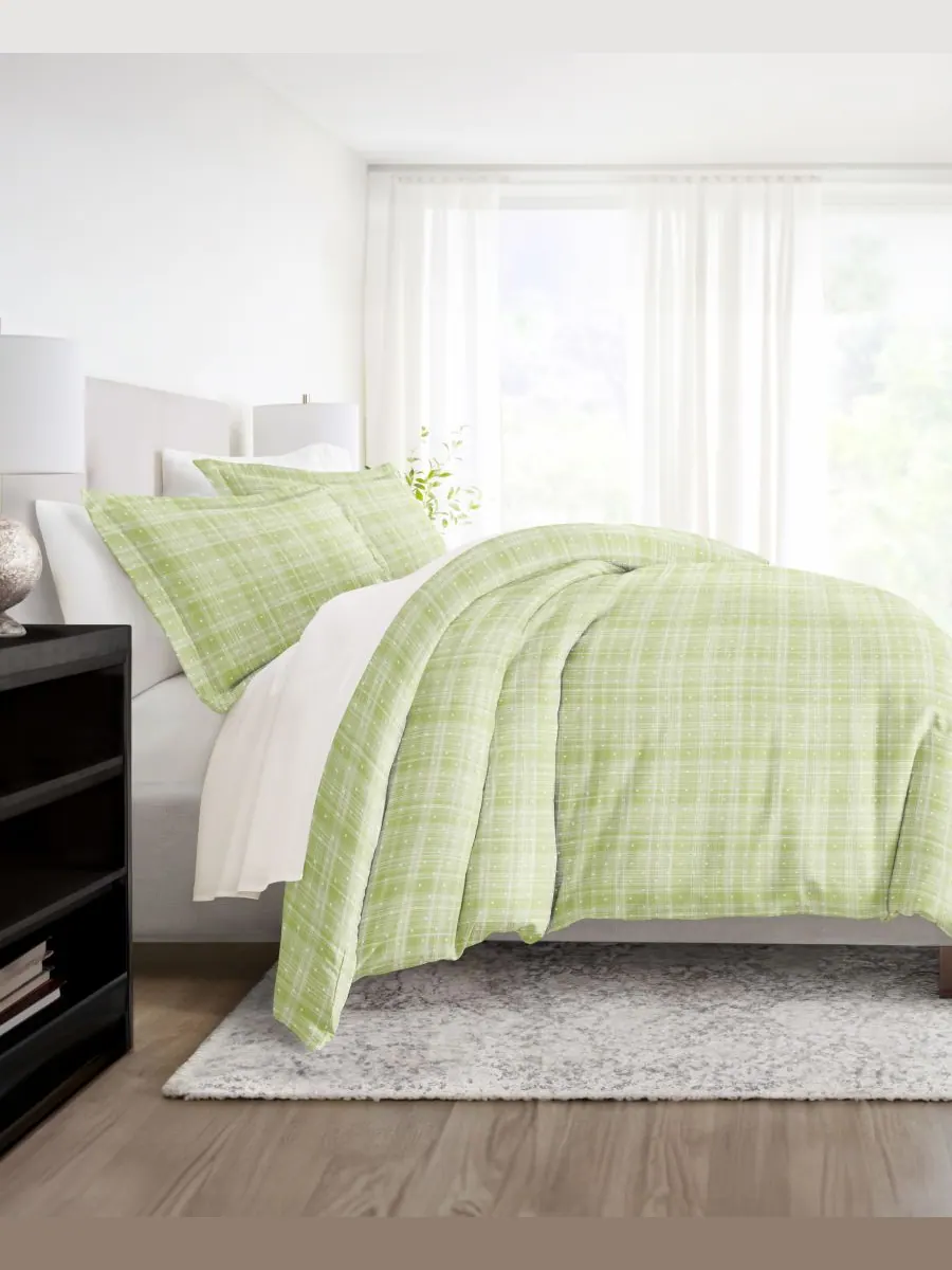 Комплект постельного белья Elegant Designs с узором, размер Full/Queen ienjoy Home, Moss Polka Dot — изображение 7 из 9