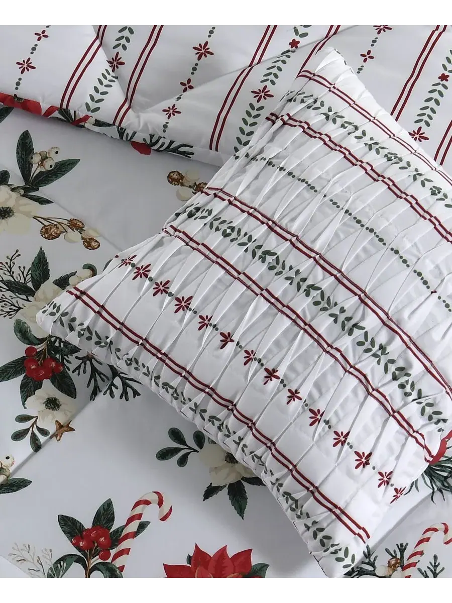 Комплект постельного белья Christmas Trimmings Lenox — изображение 5 из 10, мульти