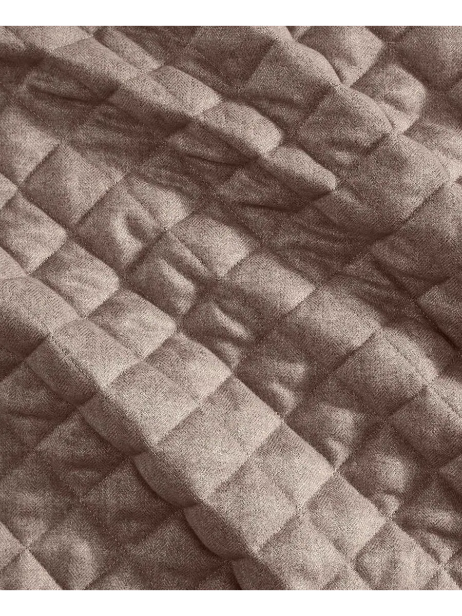 Покрывало Harlan Herringbone, бренд Riverbrook Home — изображение 3 из 6, коричневый