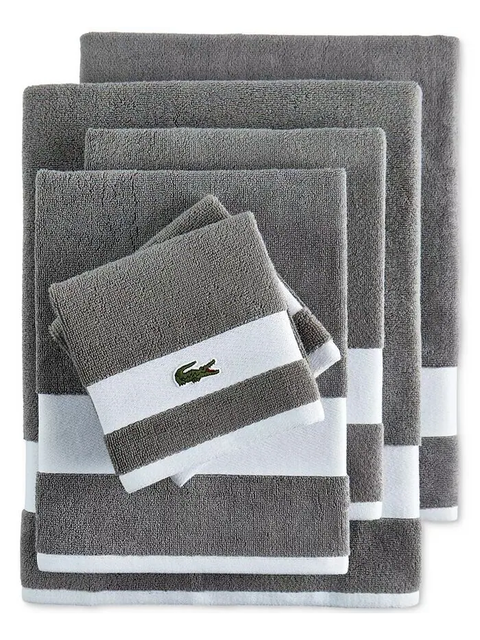 Банные полотенца Lacoste Heritage Sport Stripe, 6 шт