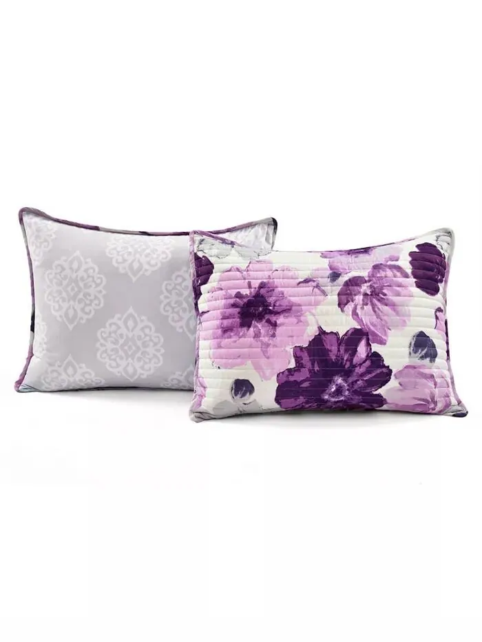 Комплект одеял Leah Lush Décor — изображение 3 из 8, серый фиолетовый