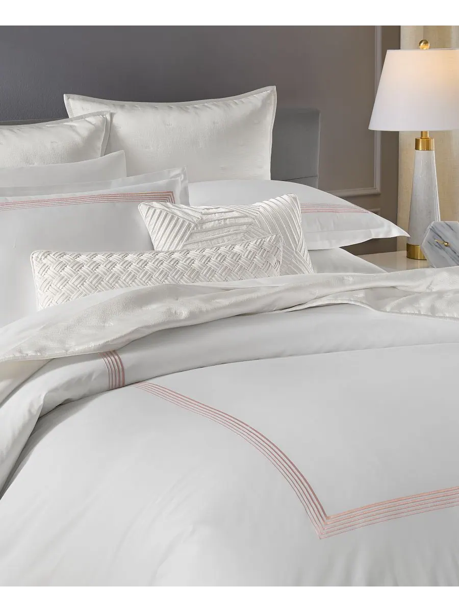 Комплект постельного белья Linea с плотностью 680 нитей, размер King Hotel Collection — изображение 2 из 9, пудровый розовый