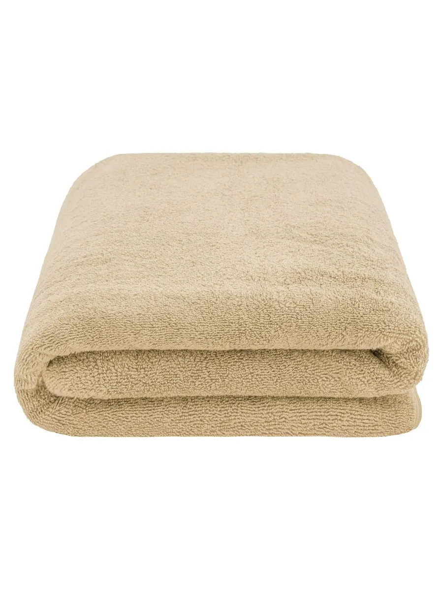 Банное полотенце Edison Luxury из 100% турецкого хлопка, 40 x 80 дюймов American Soft Linen — изображение 1 из 4, бежевый