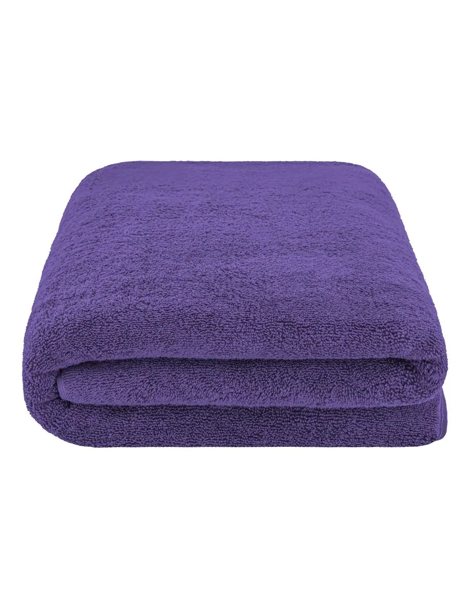 Банное полотенце Edison Luxury из 100% турецкого хлопка, 40 x 80 дюймов American Soft Linen — изображение 1 из 4, фиолетовый