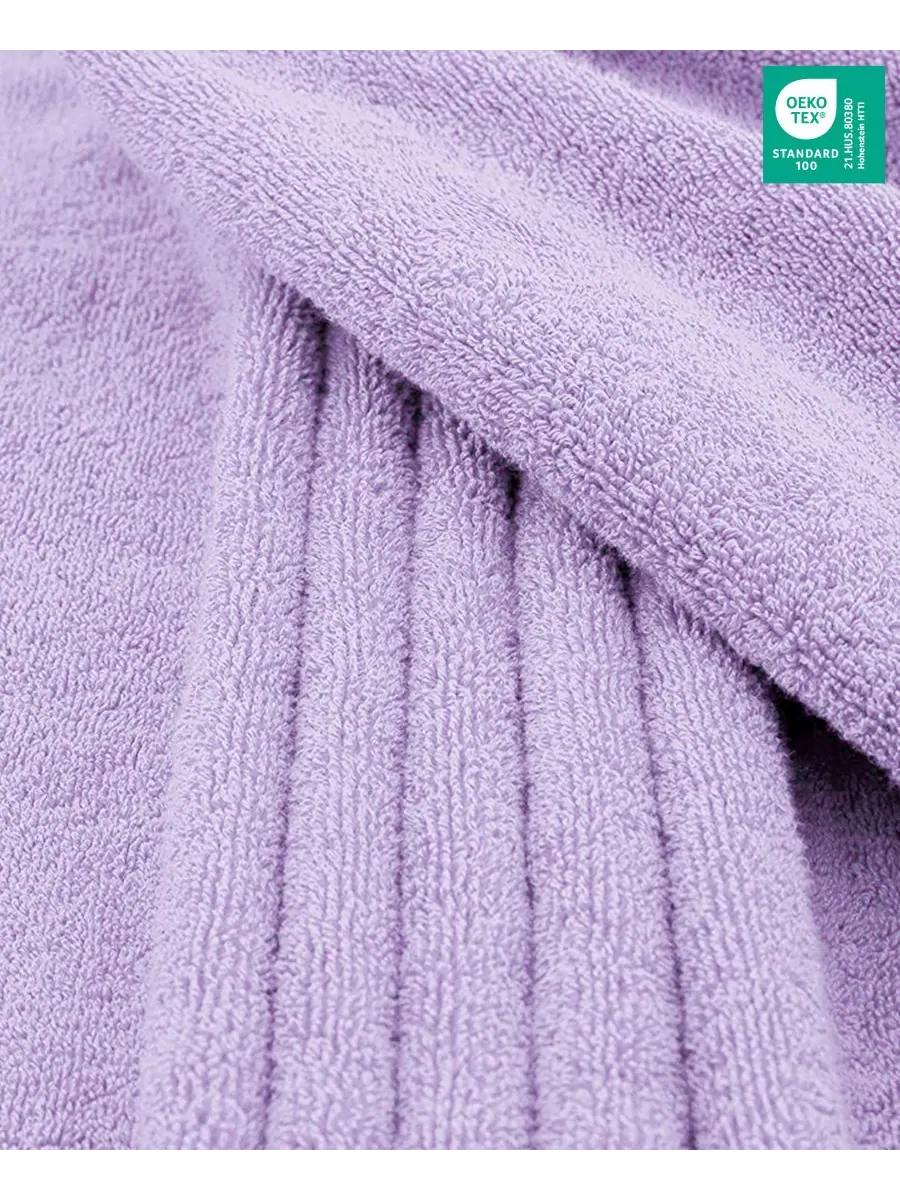 Банное полотенце Edison Luxury из 100% турецкого хлопка, 40 x 80 дюймов American Soft Linen — изображение 2 из 4, фиолетовый