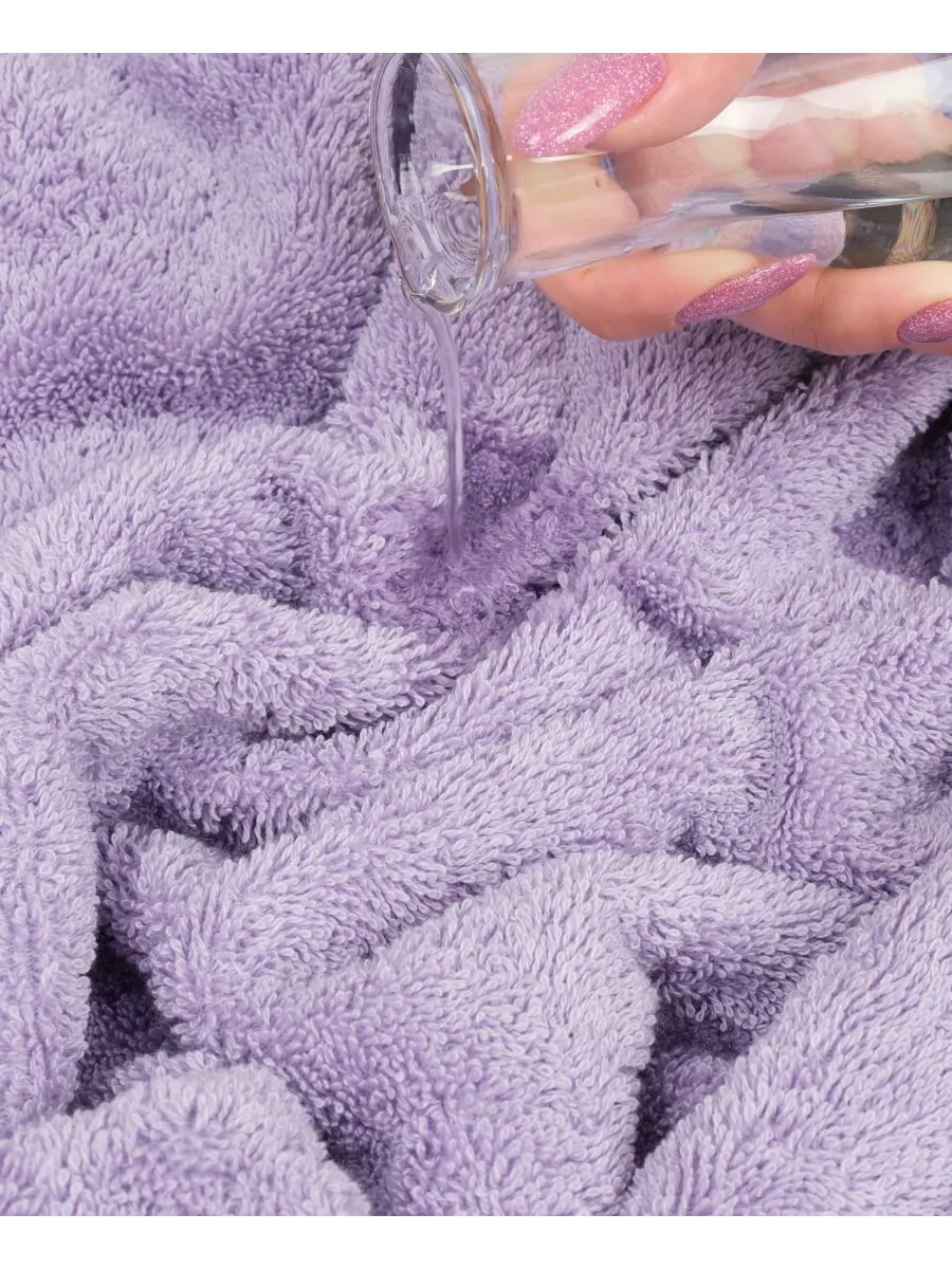 Банное полотенце Edison Luxury из 100% турецкого хлопка, 40 x 80 дюймов American Soft Linen — изображение 3 из 4, фиолетовый
